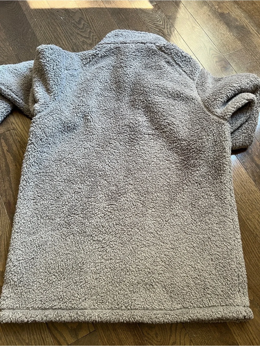 Patagonia Los Gatos Women's Fleece Quarter-Zip Pullover Light Gray medium